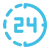 24 Hour Service Icon